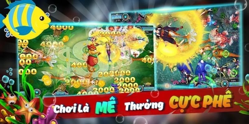 Ưu điểm nổi trội của bắn cá Tiên 